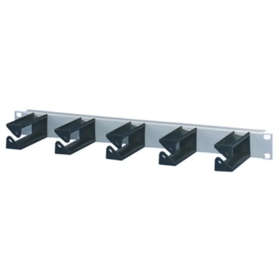 nVent SCHROFF Plastic Cable Organiser Cable Management Ring for Use with 19 in Cabinet, 5 Rings, 300 mm 60118-458