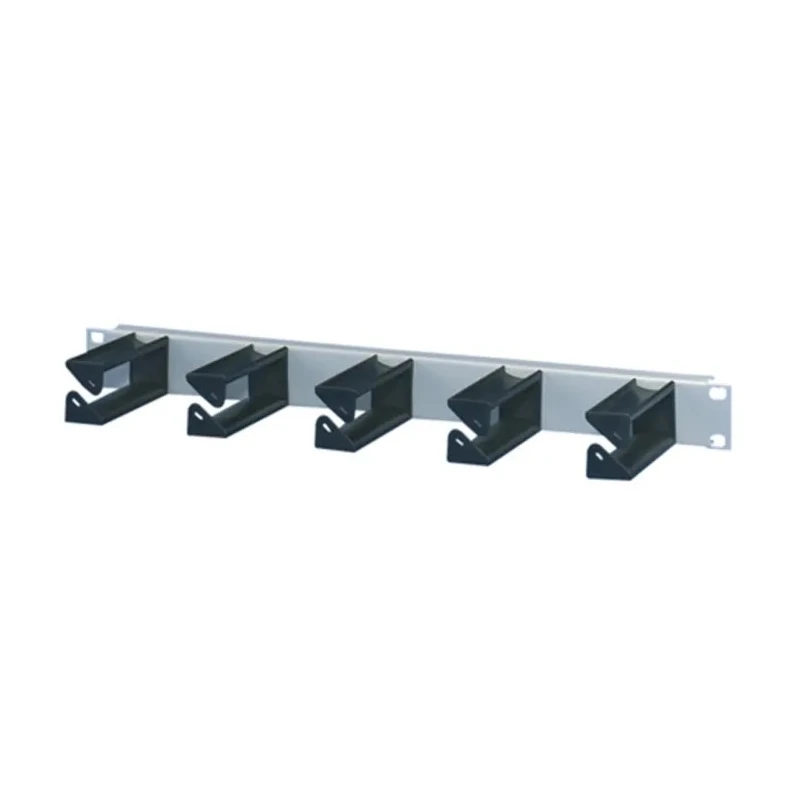 nVent SCHROFF Plastic Cable Organiser Cable Management Ring for Use with 19 in Cabinet, 5 Rings, 300 mm 60118-458