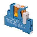 Finder 4C Series Interface Relay, DIN Rail Mount, 230V AC Coil, DPDT Contact, 5mA Coil Current 4C.02.8.230.0060SPA