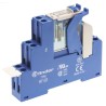 Finder 4C Series Interface Relay DPDT 24V DC Coil Voltage 8A Switching Current DIN Rail Mount 4C.02.9.024.0050SPA