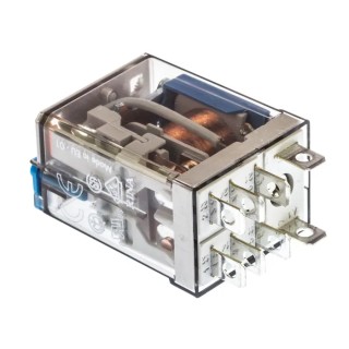 Finder Power Relay 24V DC Coil, 12A Switching Current, DPDT Contact Configuration, Silver Alloy Contacts 56.32.9.024.0040