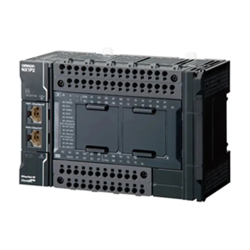 Omron NX1P Series PLC CPU, 24-Input DC Input, 16 PNP Outputs, Panel Mount, Ladder Logic 