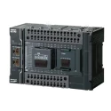 Omron NX1P Series PLC CPU, 24-Input DC Input, 16 PNP Outputs, Panel Mount, Ladder Logic 