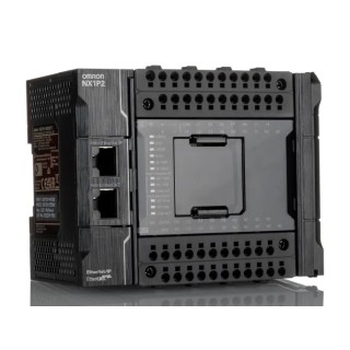Omron NX1P Series PLC CPU 14-Input PNP/NPN Input 16 Outputs PNP Output 20.4-28.8V Panel Mount 