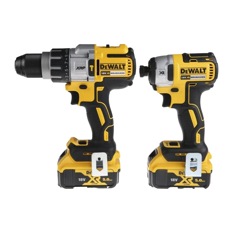 DeWALT 18V Cordless Power Tool Kit Combi Drill and Impact Driver Brushless Motor 5Ah Battery DCK276P2-GB