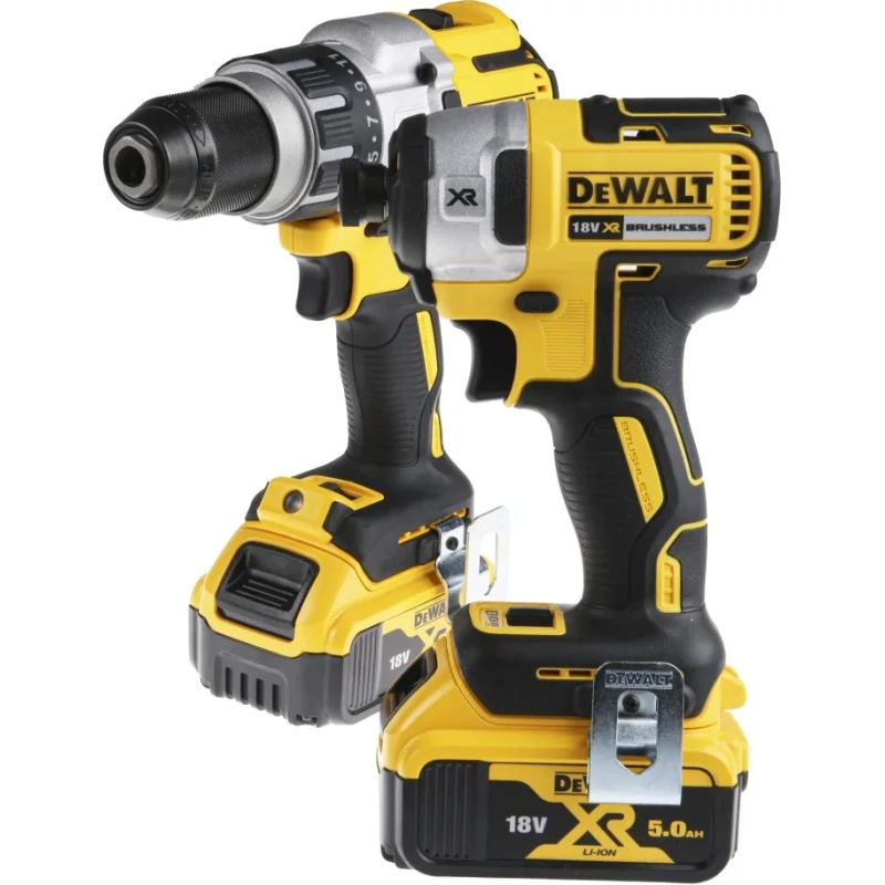 DeWALT 18V Cordless Power Tool Kit Combi Drill and Impact Driver Brushless Motor 5Ah Battery DCK276P2-GB