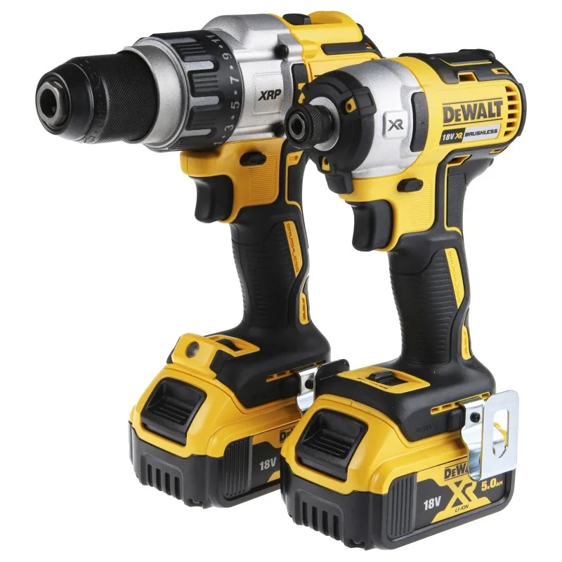 DeWALT 18V Cordless Power Tool Kit Combi Drill and Impact Driver Brushless Motor 5Ah Battery DCK276P2-GB