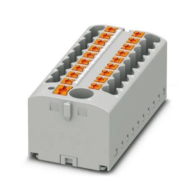 Phoenix Contact PTFIX Series Distribution Block 19-Way 41A 500V Grey 3273374