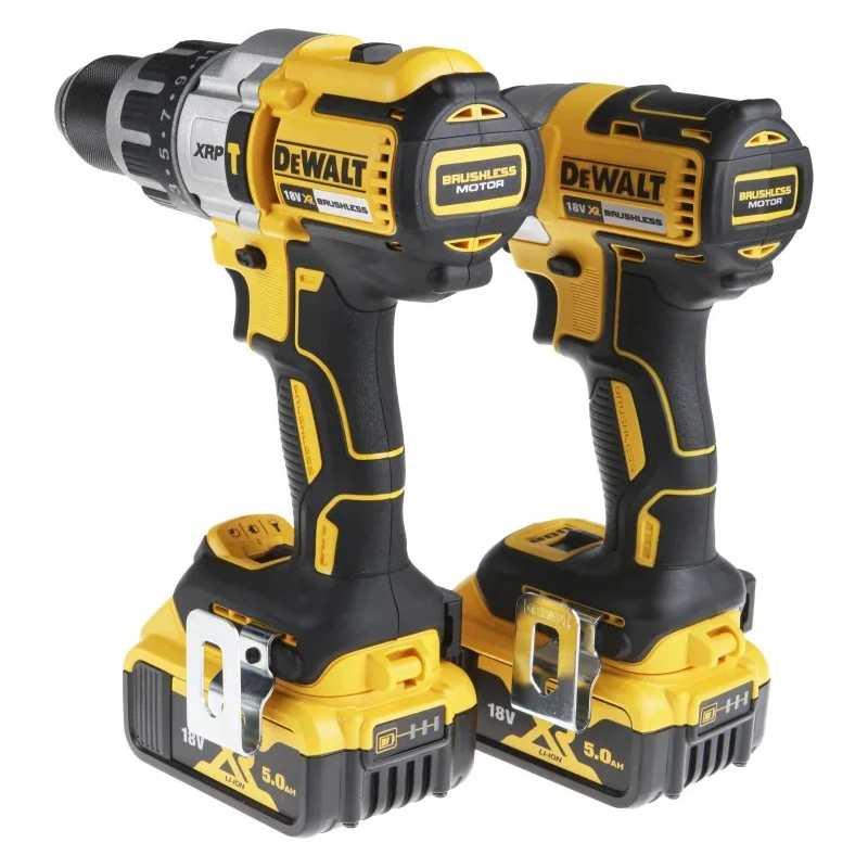 DeWALT 18V Cordless Power Tool Kit Combi Drill and Impact Driver Brushless Motor 5Ah Battery DCK276P2-GB