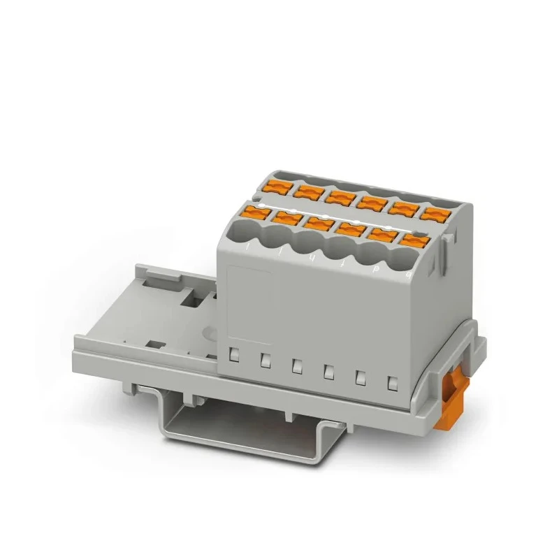 Phoenix Contact PTFIX Series Distribution Block 12-Way 24A 500V Grey 3273022