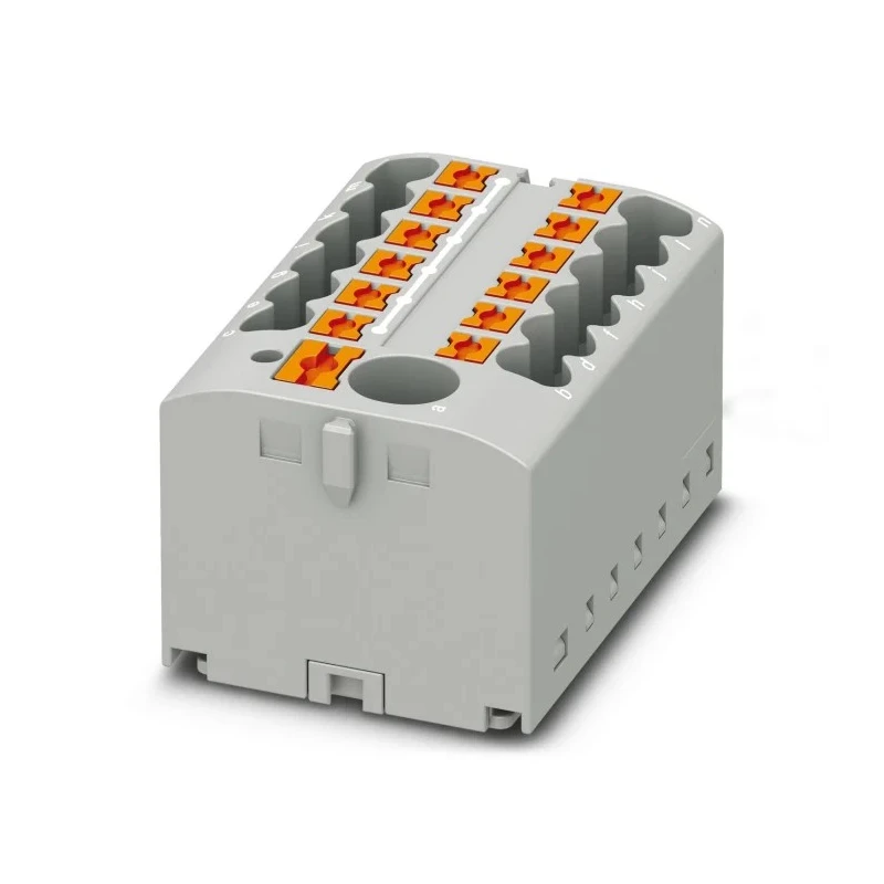 Phoenix Contact PTFIX Series Distribution Block 13-Way 41A 500V Grey Polyamide Housing 3273482