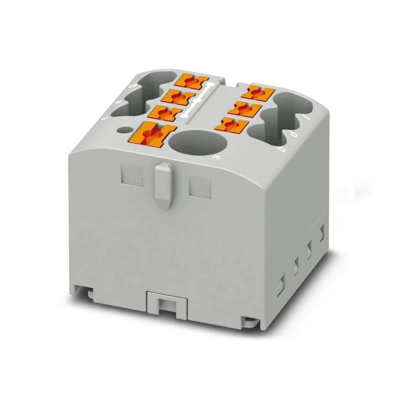 Phoenix Contact PTFIX Series Distribution Block 7-Way, 41A, 500V, Grey 3273460