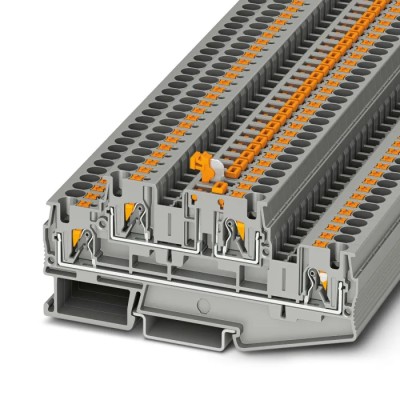 Phoenix Contact PTTB 4-MT Series Knife Disconnect Terminal Block Grey 2-Level 4-Positions 500V 32A Push-In 3211913