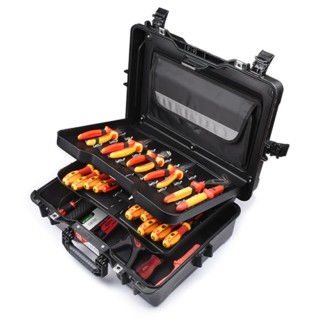 RS PRO 36 Piece Electrician Tool Kit with Case VDE/1000V Approved 136-3417