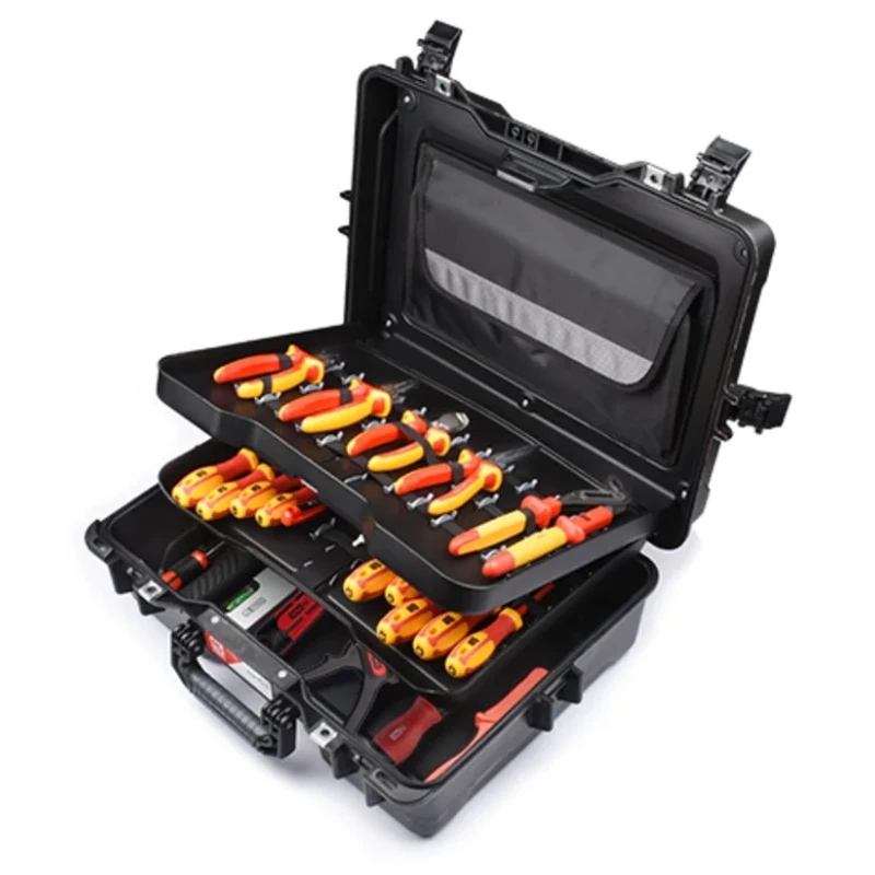 RS PRO 36 Piece Electrician Tool Kit with Case VDE/1000V Approved 136-3417