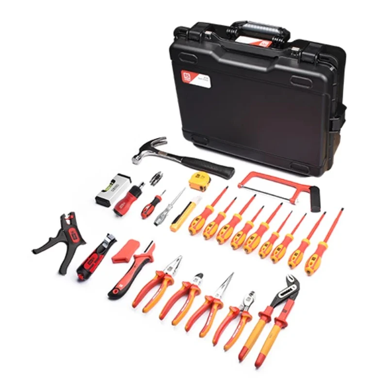 RS PRO 36 Piece Electrician Tool Kit with Case VDE/1000V Approved 136-3417