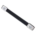 RS PRO Plastic Carrying Handle, Black, 158mm Length, 10kg Load Capacity, M4 Mounting Thread 136-3418