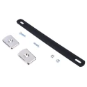 RS PRO Plastic Carrying Handle, Black, 158mm Length, 10kg Load Capacity, M4 Mounting Thread 136-3418