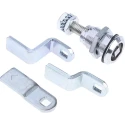 RS PRO Zinc Alloy Compression Latch Locking Handle Chrome Plated 73mm Handle Length Model 136-3615