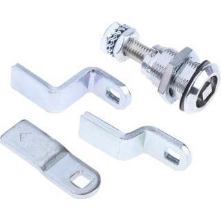 RS PRO Zinc Alloy Compression Latch Locking Handle Chrome Plated 73mm Handle Length Model 136-3615
