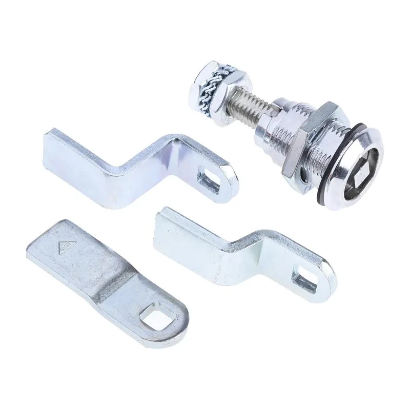 RS PRO Zinc Alloy Compression Latch Locking Handle Chrome Plated 73mm Handle Length Model 136-3615