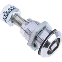 RS PRO Zinc Alloy Compression Latch Locking Handle Chrome Plated 73mm Handle Length Model 136-3615