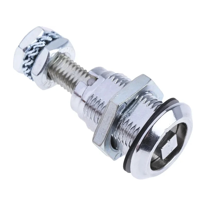 RS PRO Zinc Alloy Compression Latch Locking Handle Chrome Plated 73mm Handle Length Model 136-3615