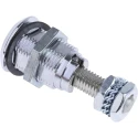 RS PRO Zinc Alloy Compression Latch Locking Handle Chrome Plated 73mm Handle Length Model 136-3615