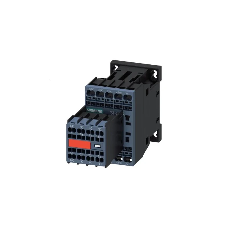 Siemens 3RH2 Series Contactor Relay 24V DC Coil 10A Contact Current 4 NO/4 NC 690V AC 3RH2244-2BB40
