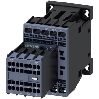 Siemens Contactor Relay, 24V DC Coil, 10 A, 4 W Power, 7 NO/1 NC, 600 V DC, 690 V AC 3RH2371-2FB40