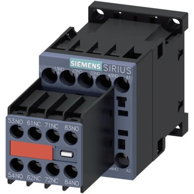 Siemens Sirius Contactors & Relays Contactor Relay 230V AC Coil, 10 A, 6 NO / 2 NC, 600 V DC, 690V AC 3RH2262-1AP00