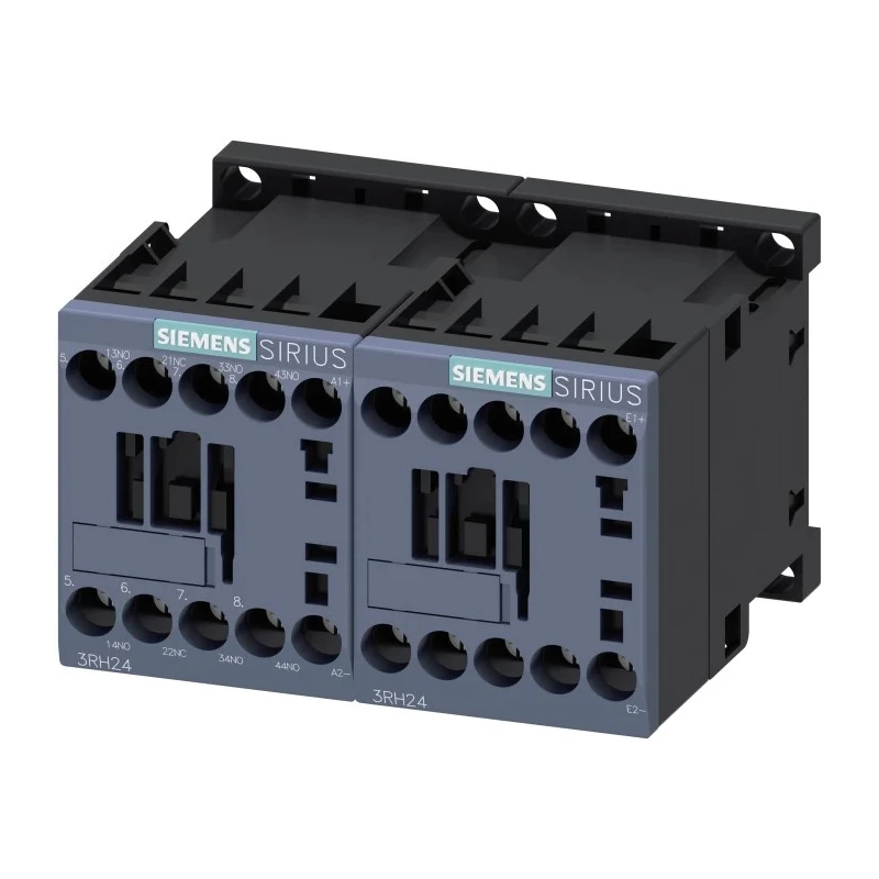 Siemens Sirius Contactor Relay 220V DC Coil, 10A Contact Current, 3 NO/1 NC Configuration, 600V DC/690V AC 3RH2431-1BM40