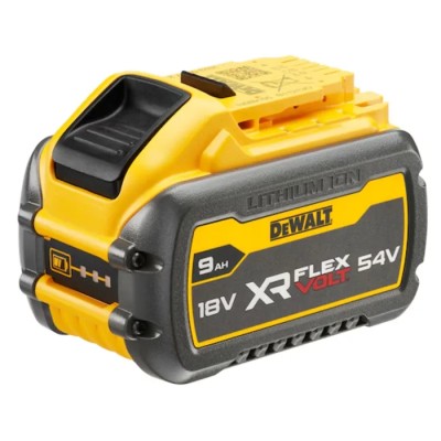 DeWALT 9 Ah 18V, 54 V Lithium-ion XR Power Tool Battery Compatible with 18V XR & 54V XR FLEXVOLT Tools DCB547-XJ