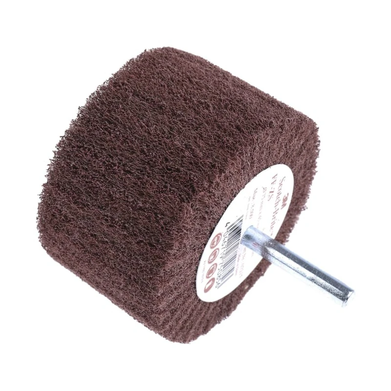 3M Circular Abrasive Brush 75 mm Diameter, P80 Grit, 0.25 in Shank Size, Max 8500 rpm FF-ZS 07217