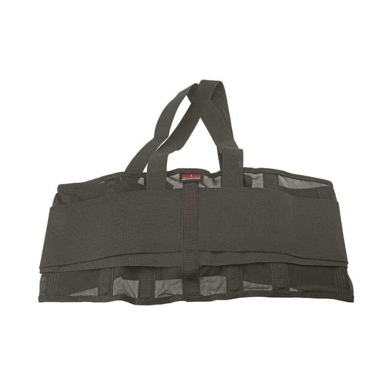 RS PRO Black Nylon Back Support Belt, Waist Size 34 to 38 in, Hook & Loop Closure 154-857