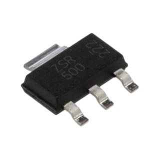 DiodesZetex Voltage Regulator 2W 20V Positive Polarity Surface Mount SOT-223 4-Pin ZSR500GTA