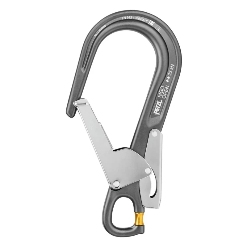 Petzl Aluminium Auto-Locking Carabiner Gate Opening 60mm MGOO 60