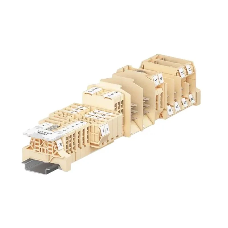 ABB HD6/13.FF4 Series DIN Rail Terminal Block Beige 6mm² 1-Level Screw Termination 1SNA295014R1100