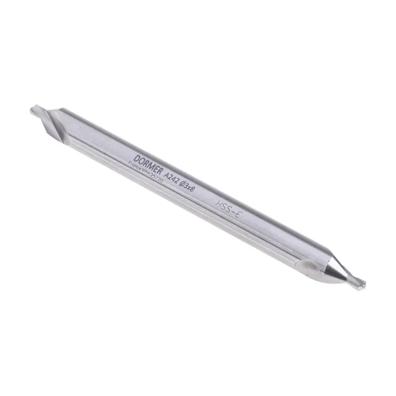 Dormer High Speed Steel-E Drill Bit, 8 mm Diameter, 100 mm Overall Length A2423.0X8.0