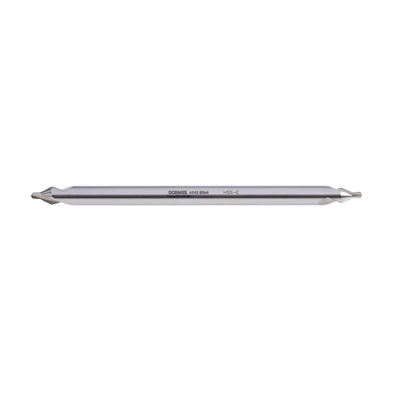 Dormer High Speed Steel-E Centre Drill 2mm Diameter, 100mm Overall Length A2422.0X6.0