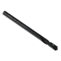 Dormer High Speed Steel-E Drill Bit 55mm Overall, 4mm Shank, 1 Flute, Neutral Cutting Direction, Bright Finish, Pack A1234.0