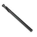 Dormer High Speed Steel-E Drill Bit 55mm Overall, 4mm Shank, 1 Flute, Neutral Cutting Direction, Bright Finish, Pack A1234.0