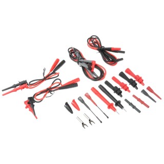 Fluke Electrical Test Lead Kit CAT II 300V, 10A, 3A, 5A Current, 1m Lead Length 1639274