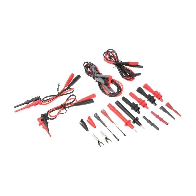 Fluke Electrical Test Lead Kit CAT II 300V, 10A, 3A, 5A Current, 1m Lead Length 1639274