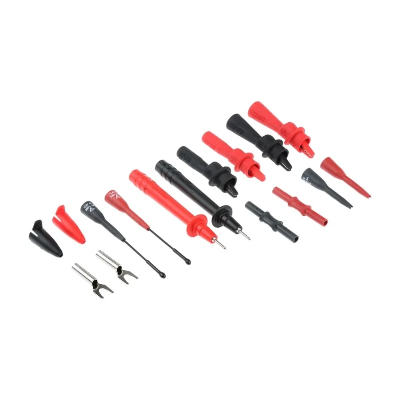 Fluke Electrical Test Lead Kit CAT II 300V, 10A, 3A, 5A Current, 1m Lead Length 1639274