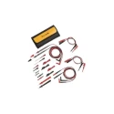 Fluke Electrical Test Lead Kit CAT II 300V, 10A, 3A, 5A Current, 1m Lead Length 1639274