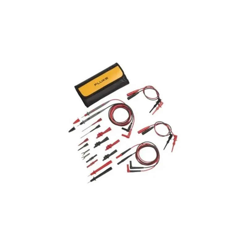 Fluke Electrical Test Lead Kit CAT II 300V, 10A, 3A, 5A Current, 1m Lead Length 1639274