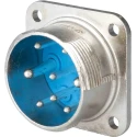 Jaeger Circular Connector, 8 Contacts, Panel Mount, Standard Size, Male, IP50, IP54 5360 080 06