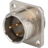 Jaeger Industrial Circular Connector 3 Contacts Panel Mount Male, Standard Size 1 Housing, IP50 IP54 Rated 6306 030 06