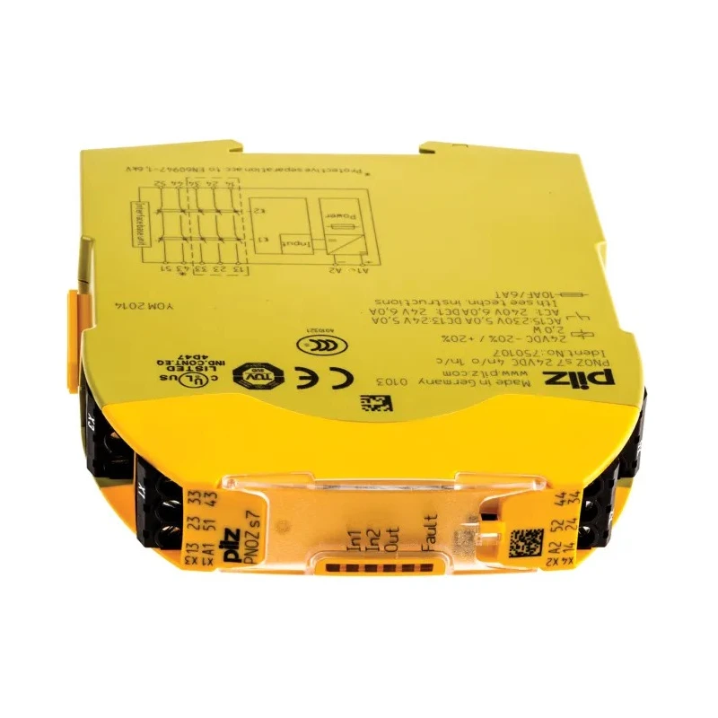 Pilz PNOZsigma Series Output Module 0 Inputs 5 Outputs 24V DC Power Rating 2W 4 NO 1 NC 750107